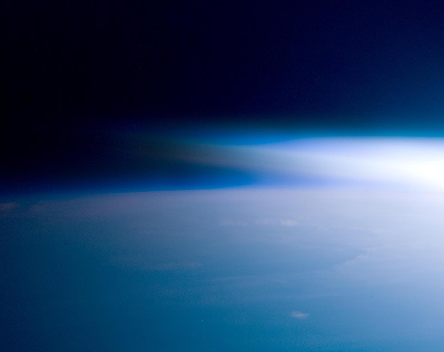 The Belt of Venus is visible from the International Space Station.