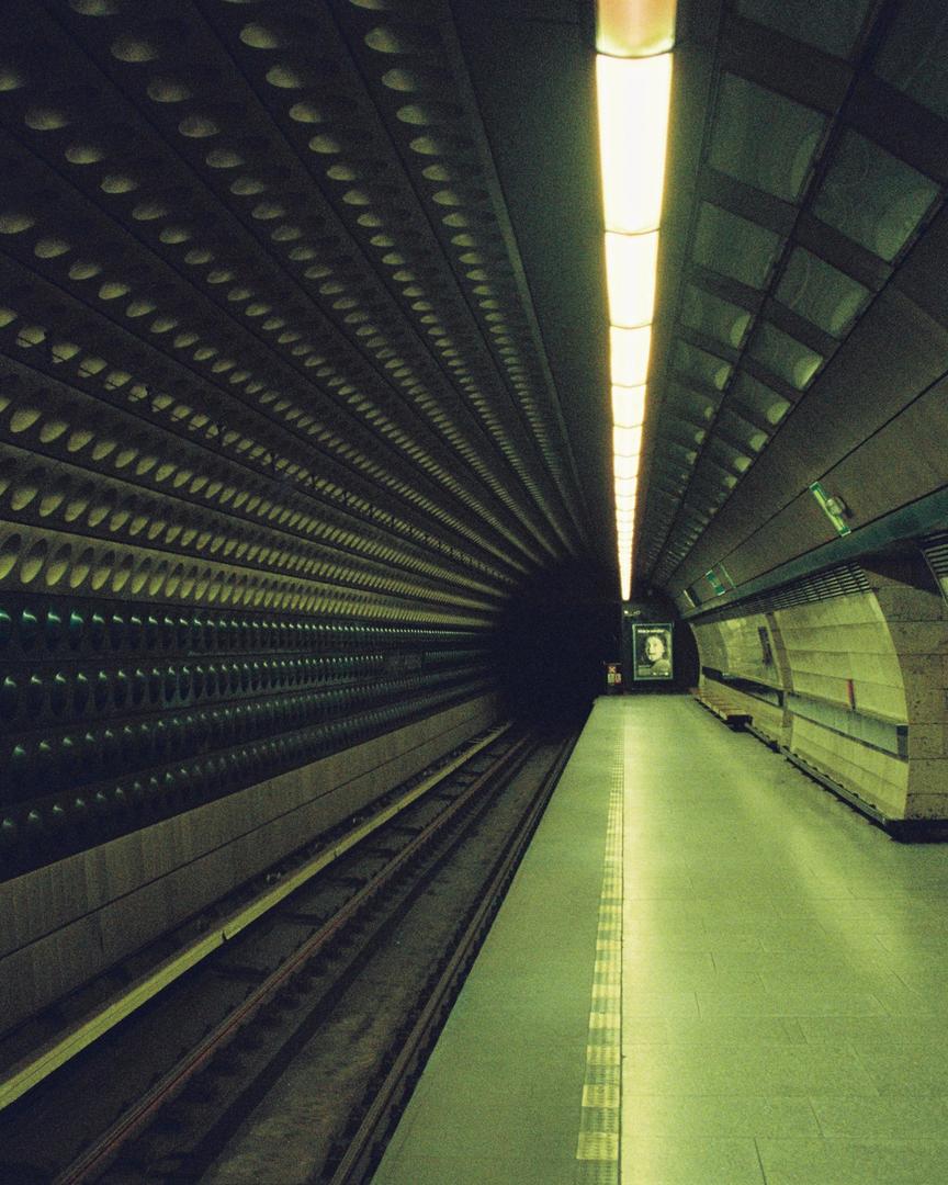 Prague Metro Stations | Canon Ex Auto | Canon lens 35mm | Kodak Portra 800, shot on CANON EX AUTO