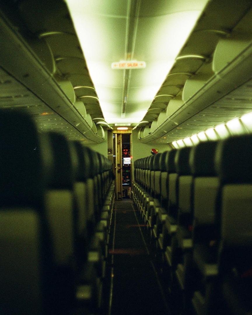 Exit Row (The New Year) | Nikkormat FTN | 50mm | Portra 800, shot on NIKON NIKKORMAT FTN