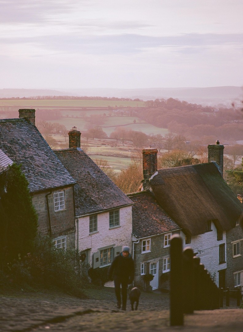 Gold Hill [Bronica ETRSi, Zenzanon PE 150mm, Ektar 100], tagged cobblestone