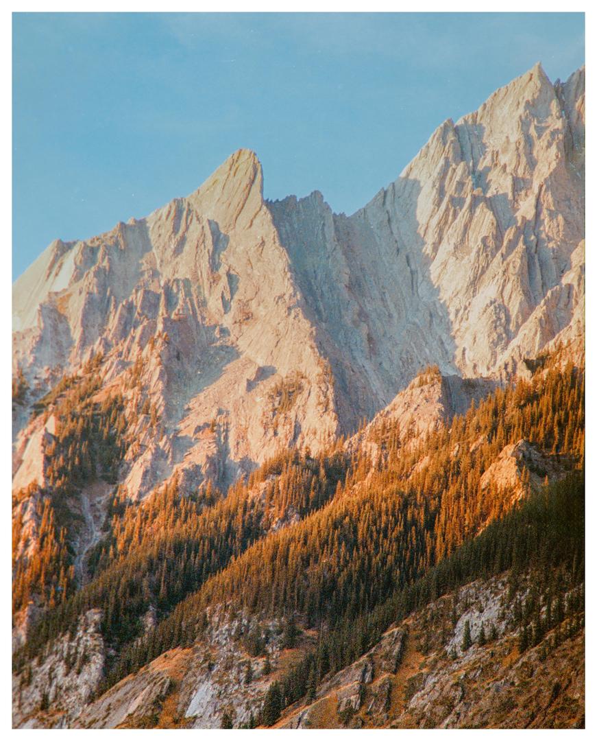 Golden Hour in Banff. Nikon F5, Tamron 70-300 5.6, FlicFilm Aurora 800, shot on FLIC FILM AURORA 800