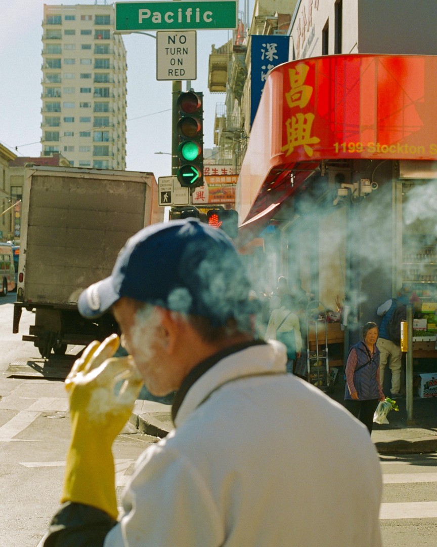 burn after reading [Canon A1/Portra 800], tagged street photography